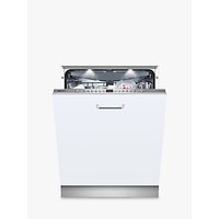Neff S513M60X1G Integrated Dishwasher, Stainless Steel