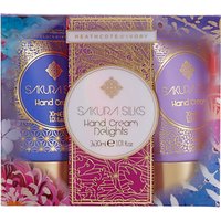 Heathcote & Ivory Sakura Silks Hand Cream Delights