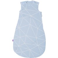 Snüz Snuzpouch Baby Mono Geo Sleeping Bag, 2.5 Tog, 0-6 Months, Sky Blue