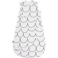 Snüz Snuzpouch Baby Waves Sleeping Bag, 1 Tog, 0-6 Months, White