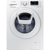 Samsung AddWash WW80K5410WW/EU Washing Machine, 8kg Load, A+++ Energy Rating, 1400rpm Spin, White