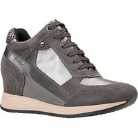 Geox Nydame Wedge Heeled Lace Up Trainers