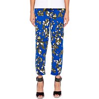 Ted Baker Colour By Numbers Zairia Floral Jogger Trousers, Dark Blue