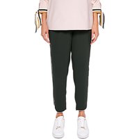 Ted Baker Quenbie Colour By Numbers Ankle Grazer Joggers With Piping Detail, Deep Green