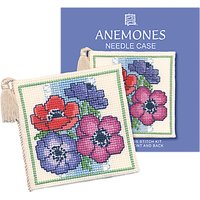 Textile Heritage Anenomes Needle Case Counted Cross Stitch Kit, Multi