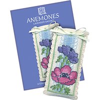 Textile Heritage Anenomes Sachet Counted Cross Stitch Kit, Multi