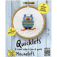 Mouseloft Quicklets Owl Counted Cross Stitch Kit