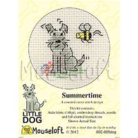Mouseloft Little Dog Summer Time Counted Cross Stitch Kit
