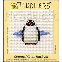 Mouseloft Tiddlers Penguin Counted Cross Stitch Kit