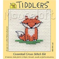 Mouseloft Tiddlers Fox Counted Cross Stitch Kit
