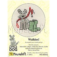 Mouseloft Little Dog Walkies Counted Cross Stitch Kit