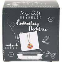 My Life Handmade Embroidery Necklace Craft Kit