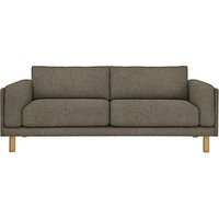 Design Project By John Lewis No.002 Large 3 Seater Sofa, Light Leg, Hatch Charcoal