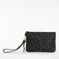 Bell&fox Pebble Leather Embroidered Clutch