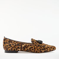 Boden Ines Tassel Loafers, Leopard