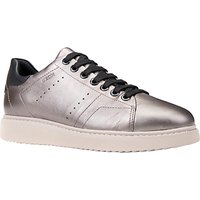 Geox Thymar Breathable Lace Up Trainers, Taupe