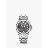 Maurice Lacroix AI1008-SS002-332-1 Men's Aikon Date Bracelet Strap Watch, Silver/Grey