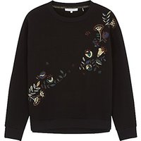 Gerard Darel Floral Sweatshirt, Black