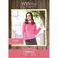 West Yorkshire Spinners Bluefaced Leicester Women's Dahlia Jumper Knitting Pattern