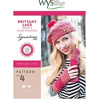 West Yorkshire Spinners Brittany Lace Beret & Gloves Knitting Pattern