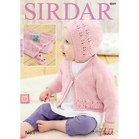 Sirdar No 1 DK Baby's Cardigan And Accessories Patterns, 4849