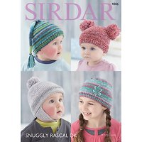 Sirdar Snuggly Baby Rascal DK Knitting Pattern Book, 4806
