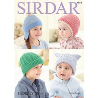 Sirdar Snuggly DK Hat Patterns 4818