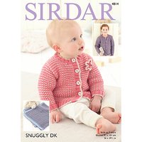 Sirdar Snuggly DK Cardigan And Blanket DK Pattern 4814