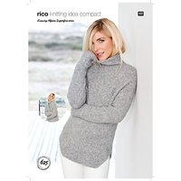 Rico Luxury Alpaca Superfine Women's Jumper And Cardigan Knitting Pattern, 625