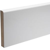 MDF Mouldings Polymer Coated Skirting (T)18mm (W)119mm (L)2400mm Pack Of 1 - KT022