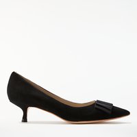 Boden Adelaide Kitten Heeled Court Shoes, Black