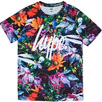 Hype Boys' Summer Leaves Short Sleeve T-Shirt, Multi