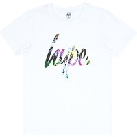 Hype Boys' Big Floral Logo T-Shirt, White