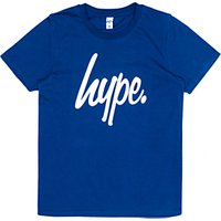 Hype Boys' Big Logo Short Sleeve T-Shirt, Navy