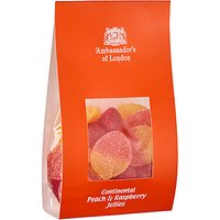 Ambassadors Of London Continental Peach & Raspberry Jellies, 200g