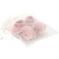 Jellycat Blossom Tulip Baby Bunny Booties, One Size, Pink