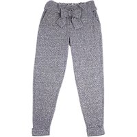 Outside The Lines Girls' Tie Front Jogging Bottoms, Grey