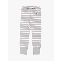 Polarn O. Pyret Baby Stripe Leggings, Grey