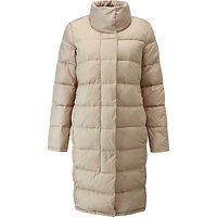 Pure Collection Funnel Neck Padded Coat, Champagne