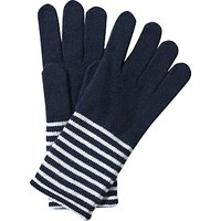 Pure Collection Cashmere Stripe Gloves