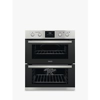 Zanussi ZOF35802XK Built-in Double Electric Oven, Stainless Steel