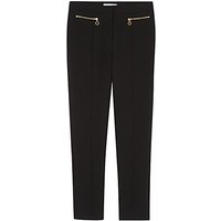 Gerard Darel Metallic Detail Smart Trousers, Black