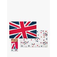 Jacks & Co Great Britain Tea Towel, Pack Of Two, Red/Blue/White