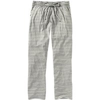 Fat Face Jersey Stripe Classic Pyjama Trousers, Grey Marl