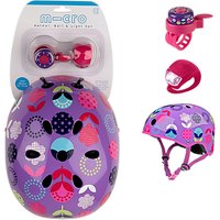 Micro Scooter Dot Helmet Bell And Light Safety Set, Small
