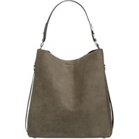 AllSaints Paradise Leather North South Tote Bag, Mink Grey