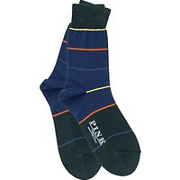 Thomas Pink Daube Stripe Cotton Socks