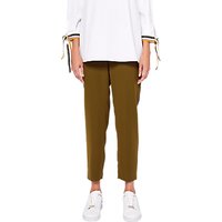 Ted Baker Baya Side Stripe Trousers, Khaki/Multi