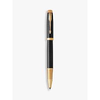 Parker IM Premium Chiselled Rollerball Pen, Black