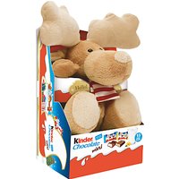 Kinder Fluffy Reindeer Toy With Mini Chocolates, 73g